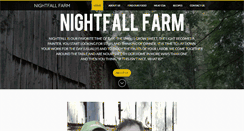 Desktop Screenshot of nightfallfarm.com