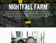 Tablet Screenshot of nightfallfarm.com